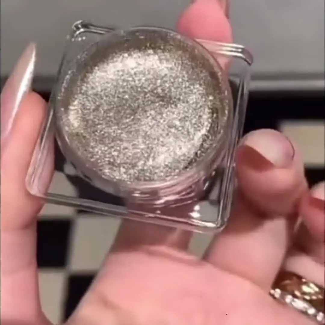 Diamond Polarized Monochrome Eyeshadow Galaxy Highlight Burst Glitter Piece Glitter Eyeshadow Brightening Liquid Not Fly Powder W250722