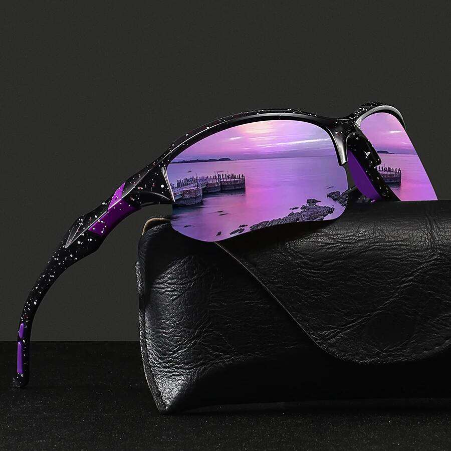 40 PCS Fashion Vintage Half Frame Driving Fishing Cycling Sports Sunglasses Men Women Mountaineering Sun Glasses UV400 Eyewear