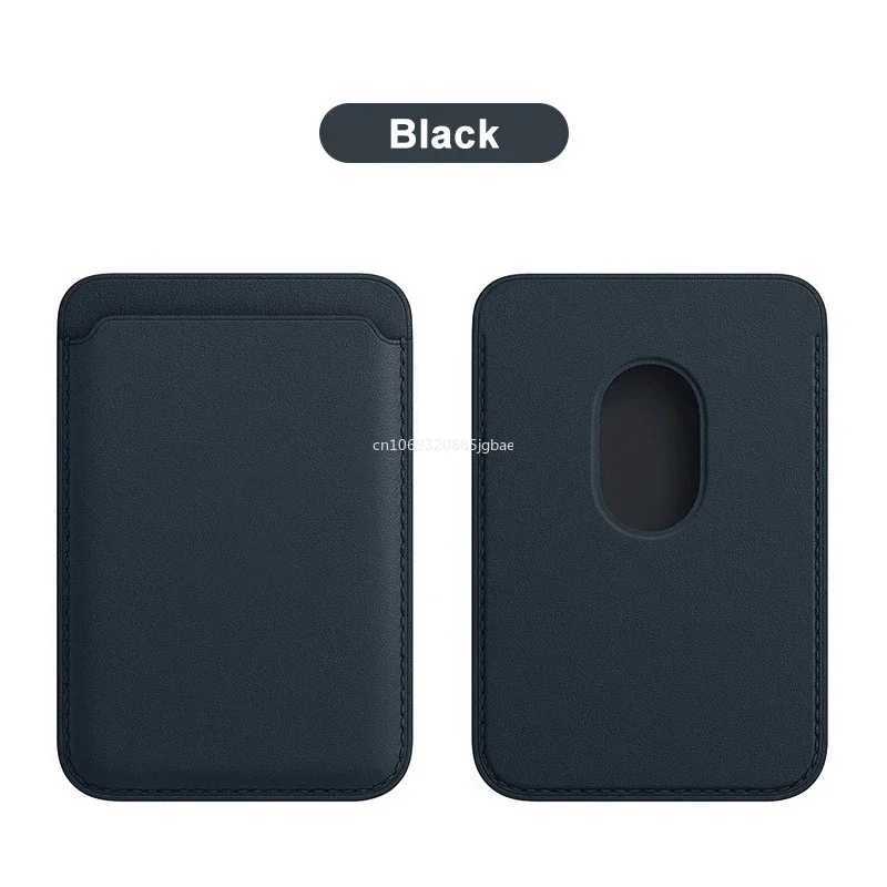 Men Leather Card Wallet Women Phone Magsafe Magnetic Credit Card Holder Bag Case Macsafe Wallet Card Phone Cover Bag Accessories G250722