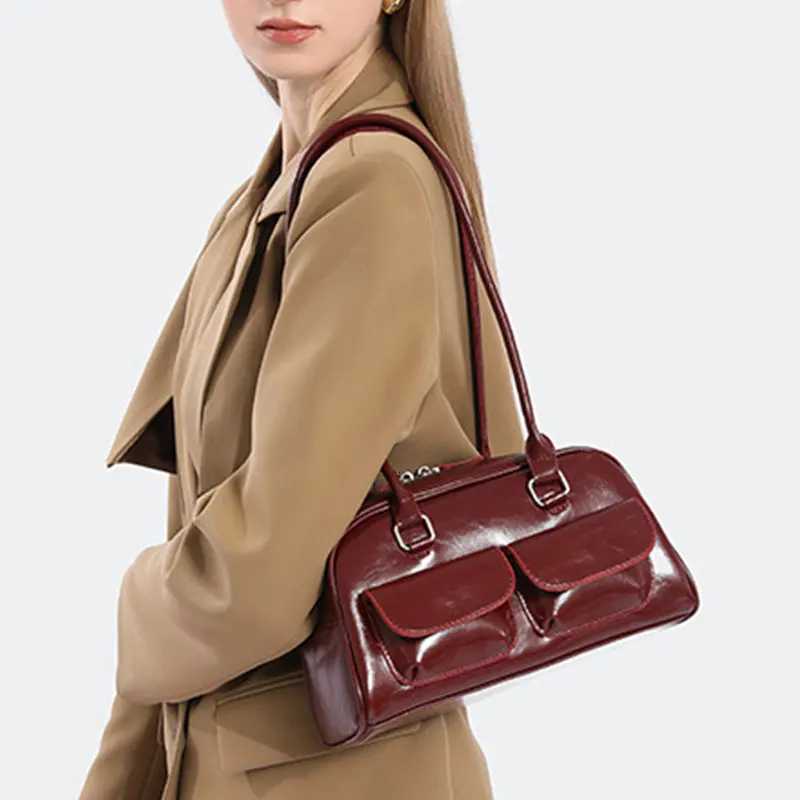 New Womens Bag Luxury Designer Bowling Bags Fashion Women Shoulder Bag Vintage French Style Female Handbags WZ088 XJ250704