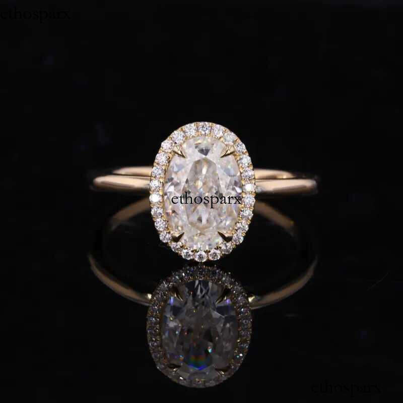 Starsgem Custom Diamond Wedding Ring Woman S925 10K 14K 18K Gold Fine Jewelry Engagement Moissanite Ring