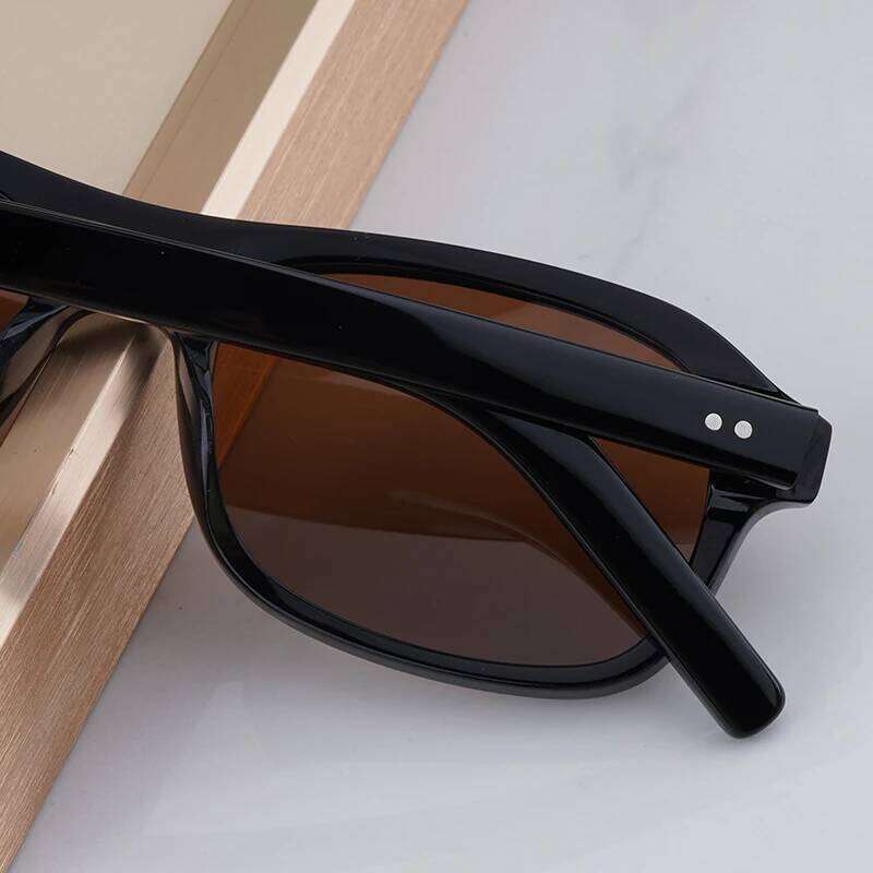 High Quality Sunglasses Frames with Case Retro Handmade Acetate Retangle Eyewear For Men Kingsman Tortoise Glasses