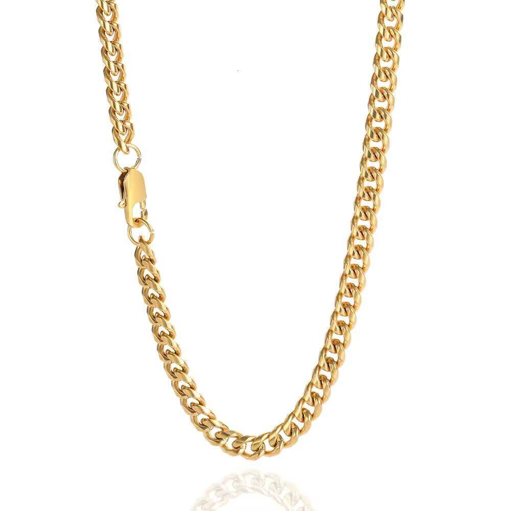 Hot Sale 36mm Silver Plated Chunky Cuban Link Chainchain and Necklace Set Moissanite