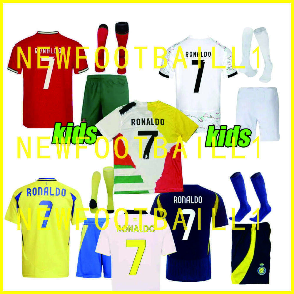 kids football kits Ronaldo soccer Jerseys 24 25 26 CR7 Gonzalo Martinez Talisca Ghislain Konan Vincent Aboubakar men Football shirt