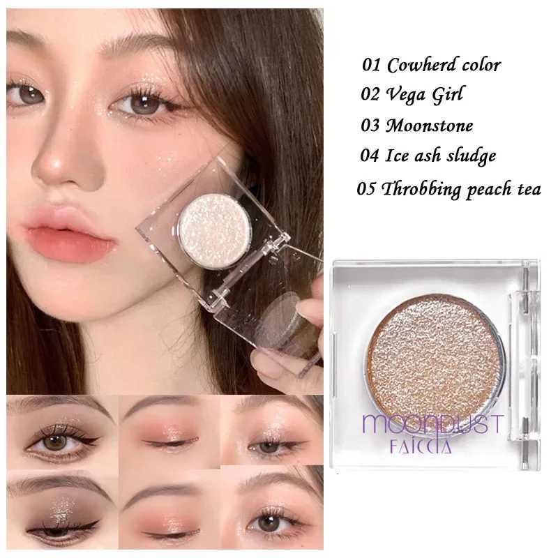 Hot Monochrome Eyeshadows Cowherd Weaver Girl Shimmer Fine Glitter Sequins Cement Matte Eyeshadow Palette Wholesale W250722