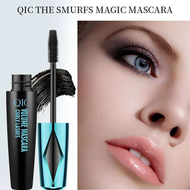 QIC 3D Mascara Lengthening Black Lash Eyelash Extension Eye Lashes Brush Beauty Makeup Long-wearing Mascara. X250722