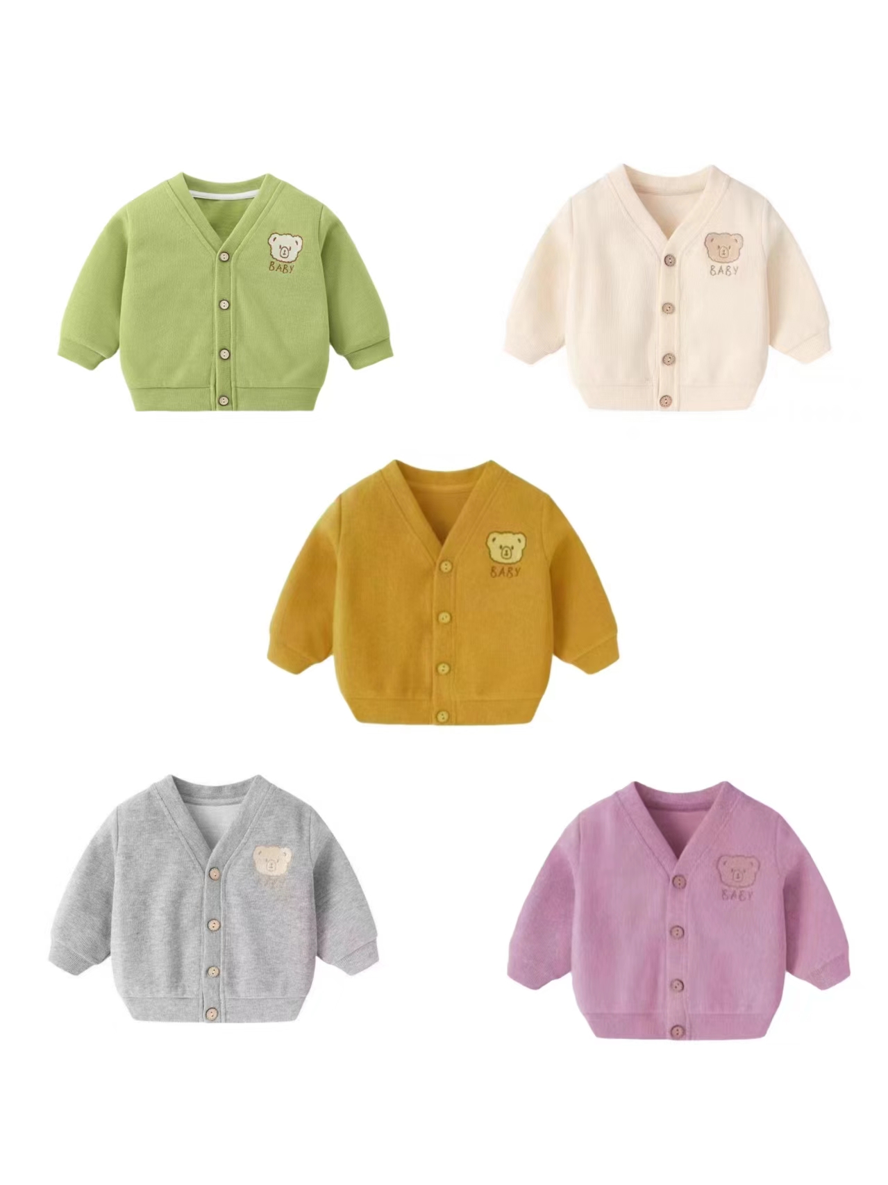 Baby jumpsuit, spring and autumn pure cotton newborn clothes, side breasted monk clothes, pajamas