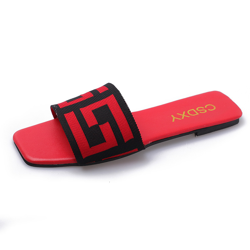 Luxury Brand Designer Shoes Flat Heel Sandals For Women, Outdoor Wear, 2024 Summer New Style, Non-Slip, Internet Celebrity Ins Style, One-Strap Sand