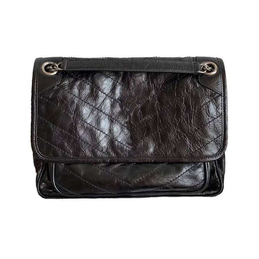 High-Quality Yangtreelin Niki Medium-Size Leather Mail Wanderlust Single Shoulder Slant Cross Underarm Women's Bag