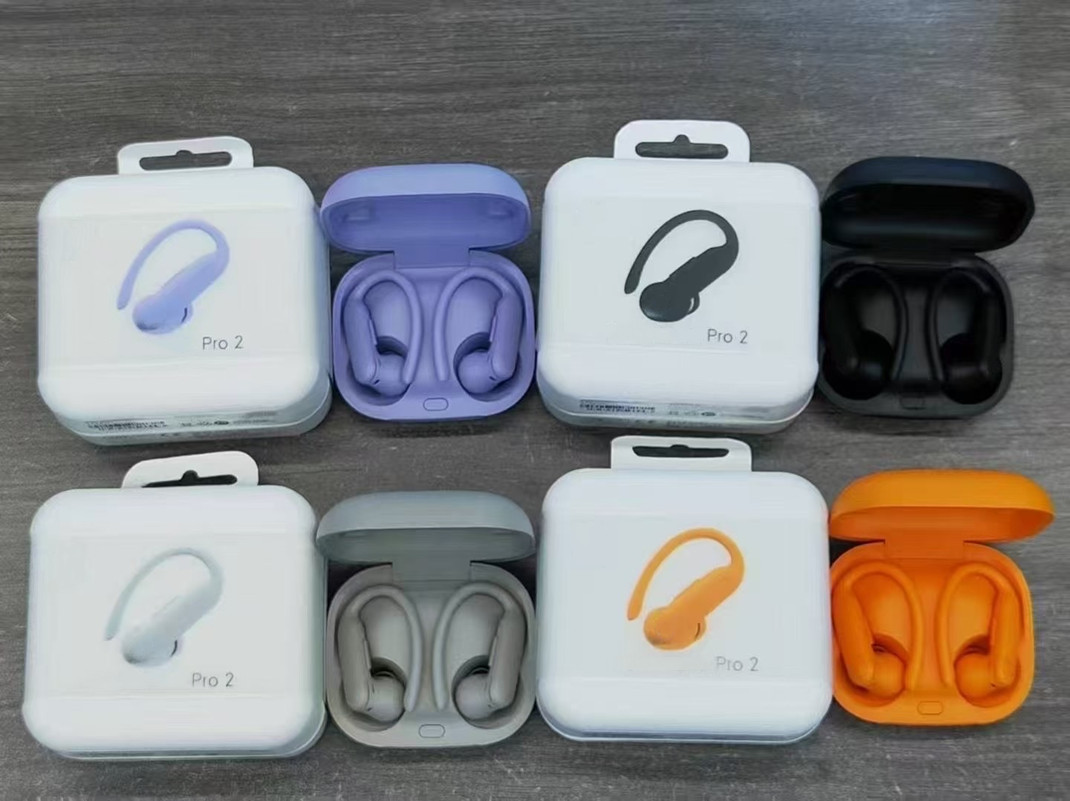 High quality Wireless Headphones Beat Pro2 Earbuds Noise Reduction Bluetooth Earphone Light Sensing Sports In Ear Headsets with Bag