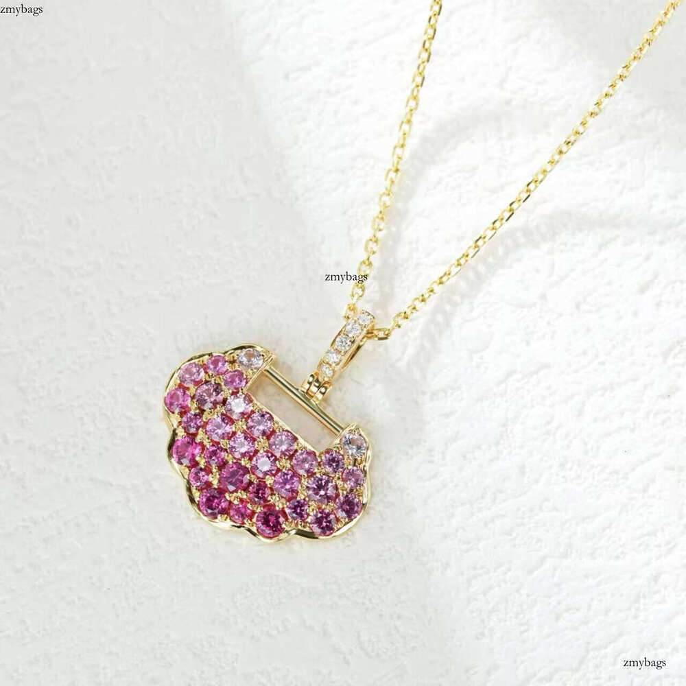Pure Sier Gold Plated Sweet Necklace Girl Party Wedding Gift Exquisite Jewelry