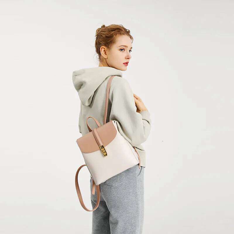 Fashion patchwork Women Backpack High Quality Female Rucksack PU Leather Shoulder girls School Bag student backpack Mochila