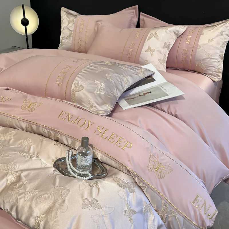 Silk Like Bedding Set White Duvet Cover Set Soft Lightweight Polyester Satin Comforter Cover Hotel Silky Bedding Sets Queen XJ250619