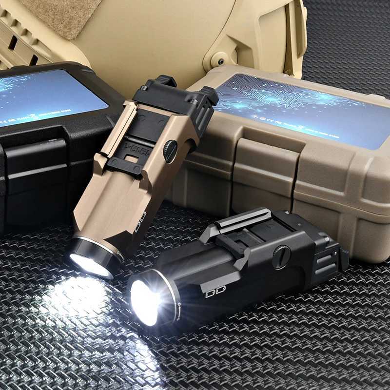 1000 Lumens TLR9 LED Strobe Light 20mm Glock 17 Airsoft Rifle TLR9 Scout Flashlight Metal Tactical TLR-9 Weapon Gun W250722