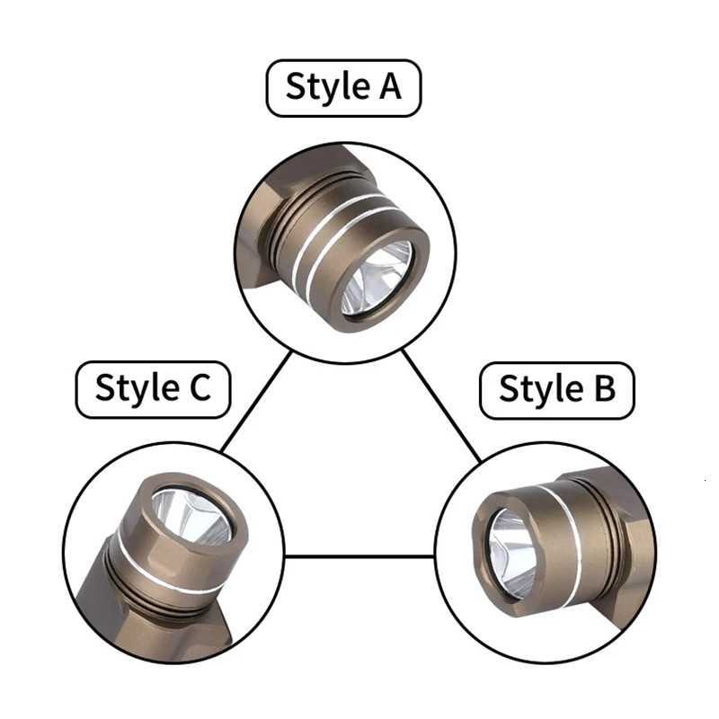 1 TR1 Pistol Lamp Flashlight White Weapon Light Metal LED Strobe Flashlight 800 Lumens Weapon Steam Light W250722