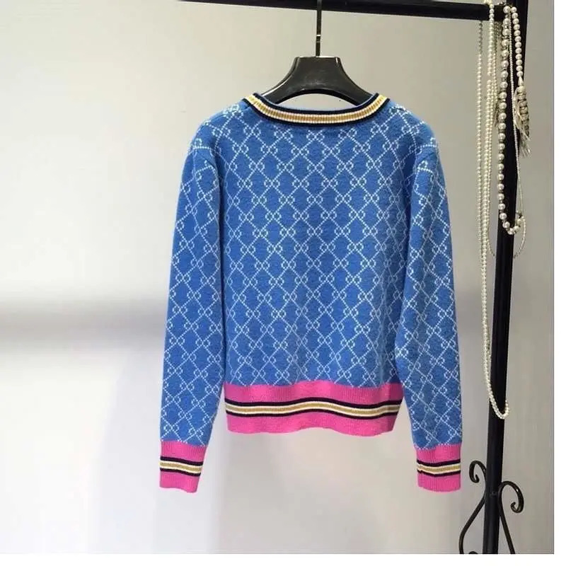 Sweet Pink Letter Jacquard Sweater for Women Formal Elegant Office Lady Winter Warm Jumper Pullover Korean Fashion Loose Y2K Top 250723