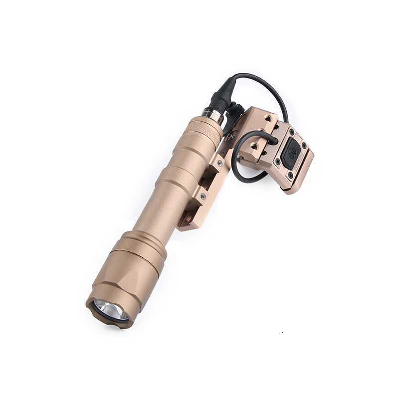 Airsoft M600 M600C M600B SF Surefir Flashlight 600 Lumens Metal LED Scout Light Hunting Weapon Lamp Fit 20mm Picatinny Rail W250722