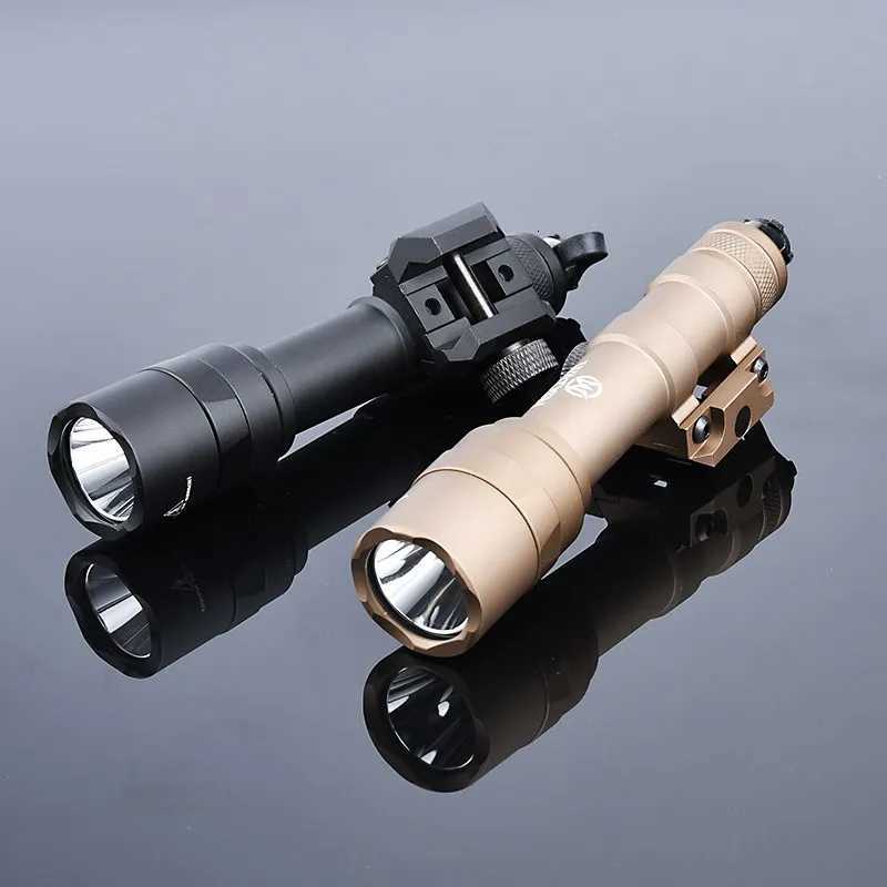 Vadsn SF M600U Airsoft Scout Lamp Weapon Flashlight Base White LED Hunting Spotlight 800Lumen Weapon Gun Lights Constant Switch W250722