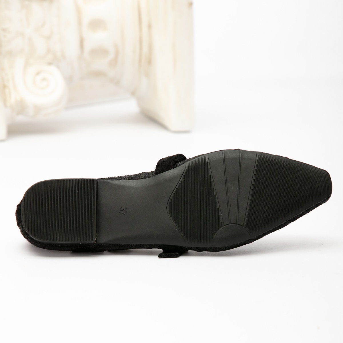 women's flat single shoes New sexy solid color net sand elegant and versatile