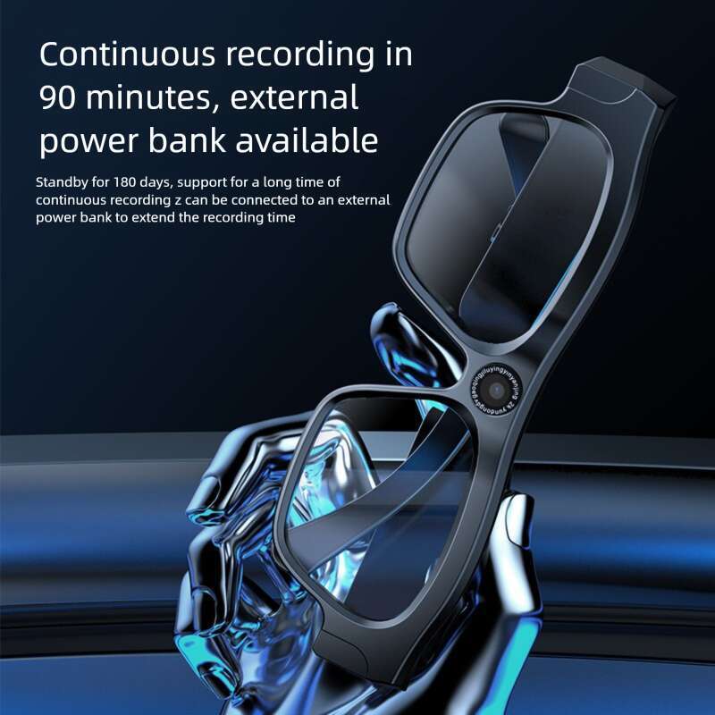 Designer New APP Wireless DV Sports Smart HD Anti-Blue Light Outdoor Riding Running Shooting Recording Sunglasses