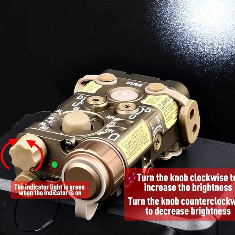 NGAL All Metal WADSN Red Green Blue Dot Strobe IR Ray Aiming LED White Light Hunting Scout Light Airsoft Weapon Accessory W250722