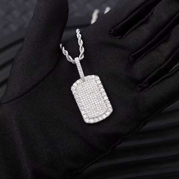 Xingguang Jewelry Hip Hop Solid Sier Ice Out Moissanite Passed Dia Test Popular Pendant