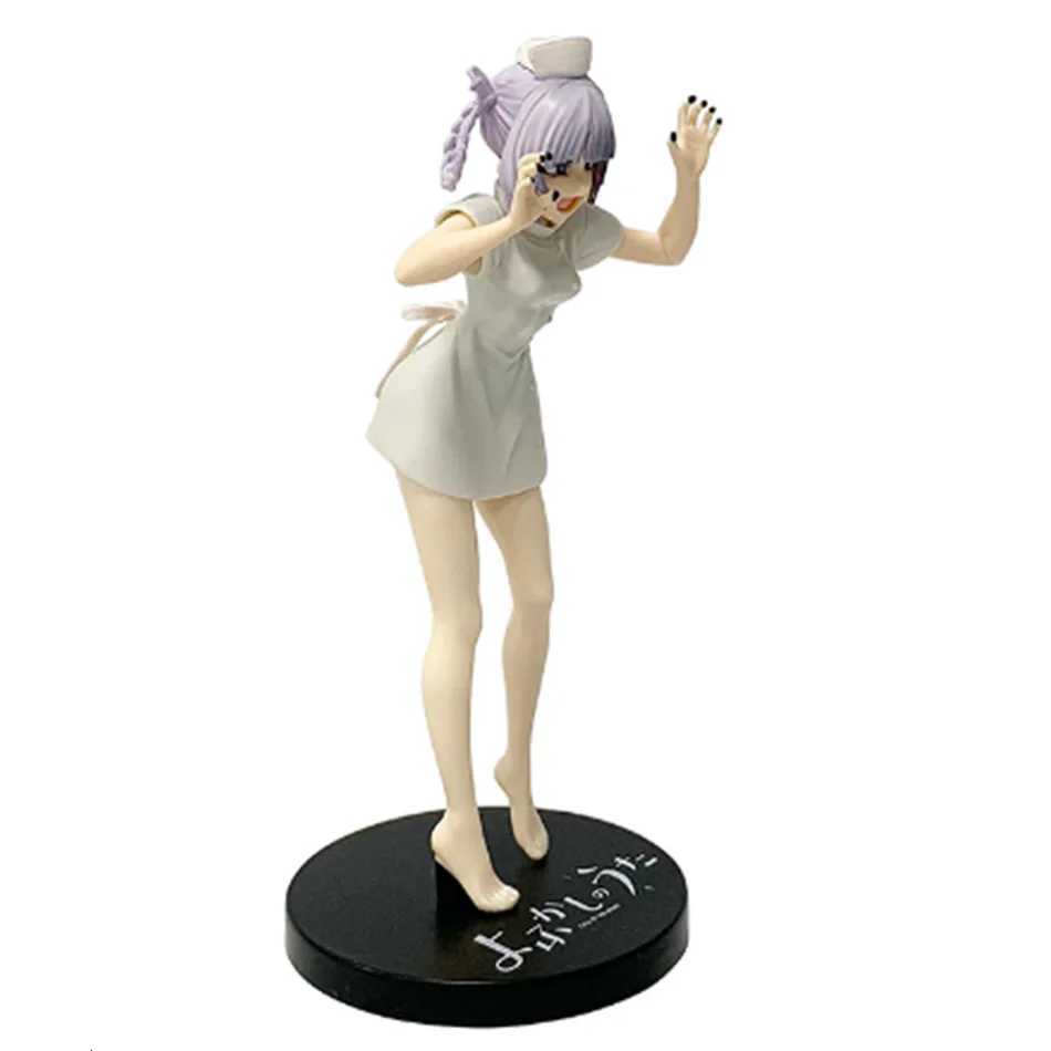 18cm Anime Call Of The Night Nanakusa Nazuna Vampire Nurse PVC Action Figure Collection Model Doll Collectible Toys Gift W250723