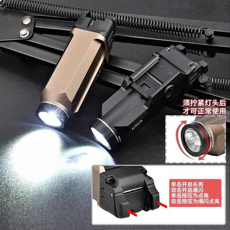 Tactical WADSN TR 9 Hunting Pistol Flashlight 1000 lumens High Power Strobe Scout Light For 1913 UNIV System Gear W250722