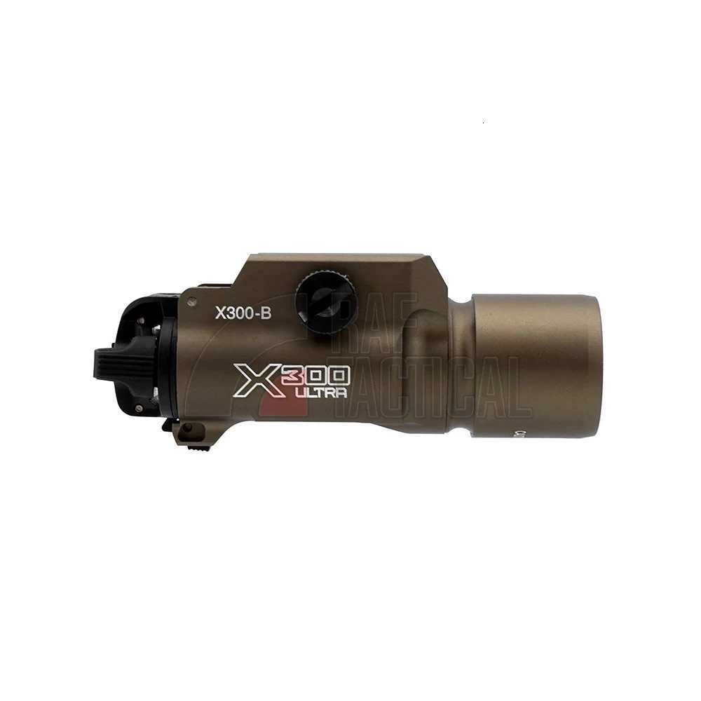 Weapon Light Scout Light SF X300B Tactical Metal Flashlight Ultra 1000 lumens Black and FDE in stock W250722