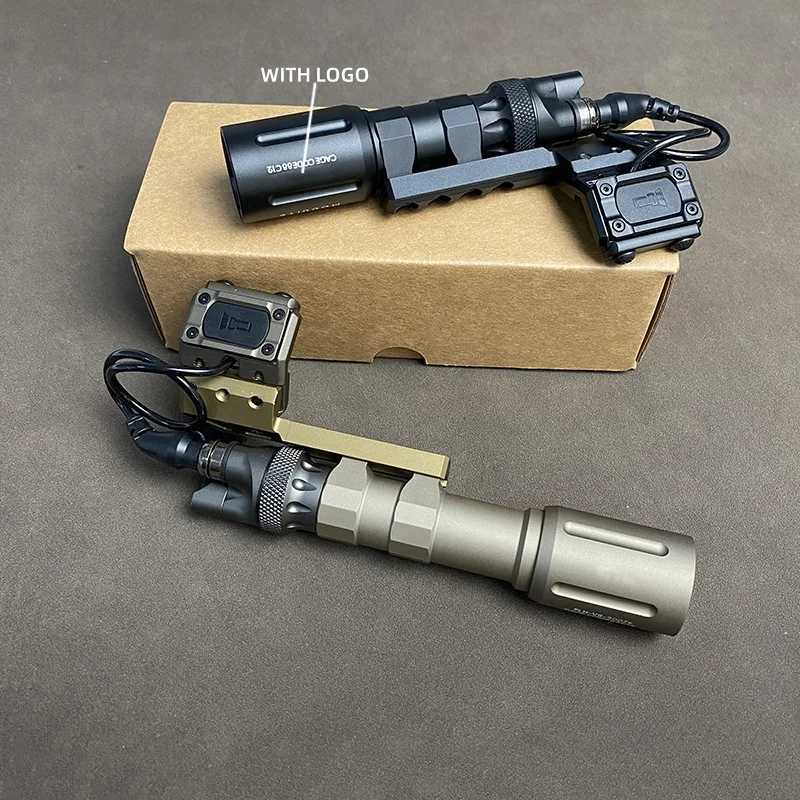 18650 High Power LED Tactical Flashlight with Long Mount and Button Pressure Switch W250722