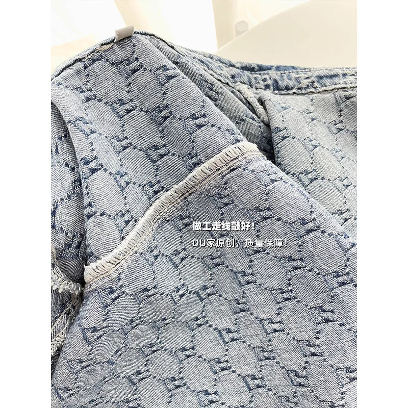 Fashion Women Denim Coat Long Sleeve Outerwear Female Short Loose and Thin Jacket 250718