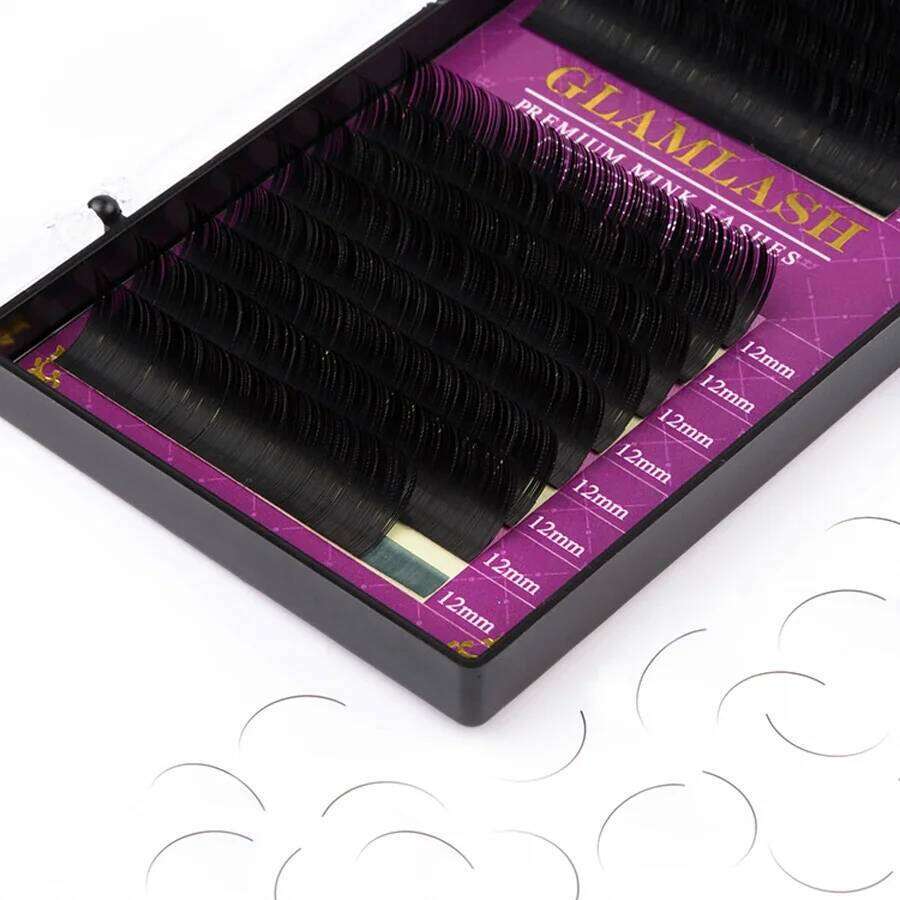 GLAMLASH wholesale 16Rows High quality mink synthetic eyelash single natural eyelashes fake false eye lash make up X250723