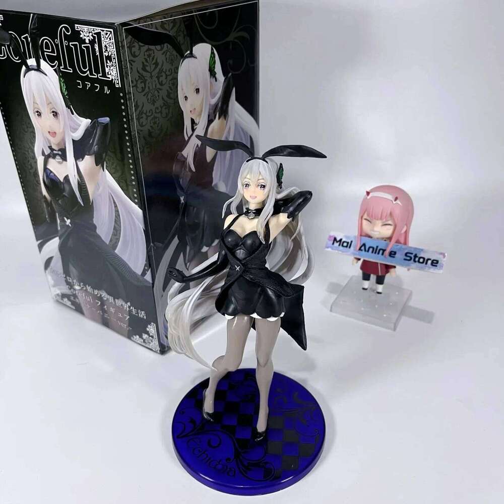 Re Zero Echidna Figure Sexy Bunny Kawaii Girls Action Figures ReZero Anime Figurines Collectible Dolls Model Fans Gifts