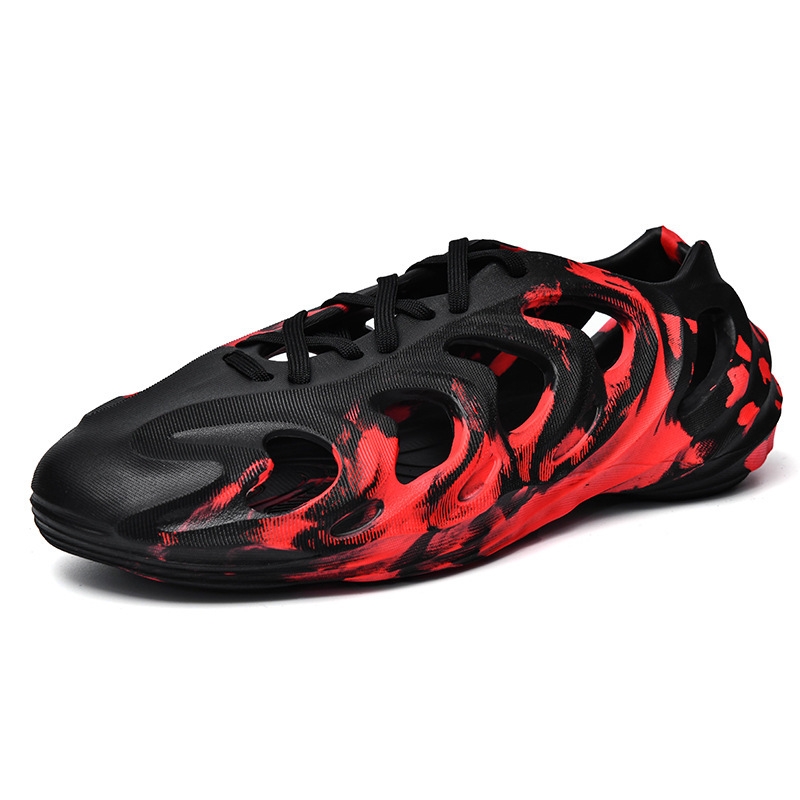 summer mens beach clogs trendy style the same style of hollowedout toecap shoes large size 3948