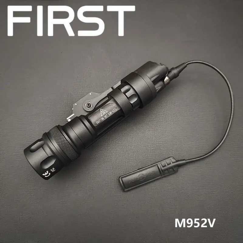 SOTAC Tactical Metal M951 M952V Strobe LED Surefire Flashlight With M93 QD Mount Weapon Light 20mm Picatinny Rail Airsoft Hunting W250722