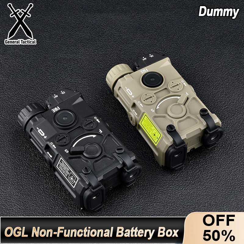 Nylon Plastic OGL Non-Functional Battery Box Dummy Toy For Tactical Airsoft 20mm Rail Equipment Weapon Gun Cosplay Accessories W250722