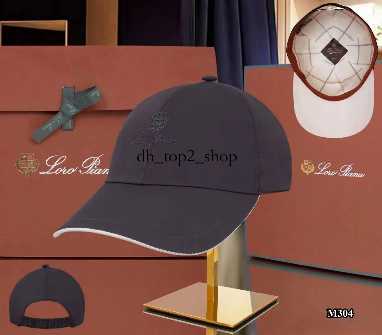 2025 Hot Sales Top Canvas Lora Pianno Basebal Hat Designer Fashion Baseball Cap Fitted Hats Letter Summer Sunshade Sport Embroidery Beach Luxury Lora Pianno Hats a1f