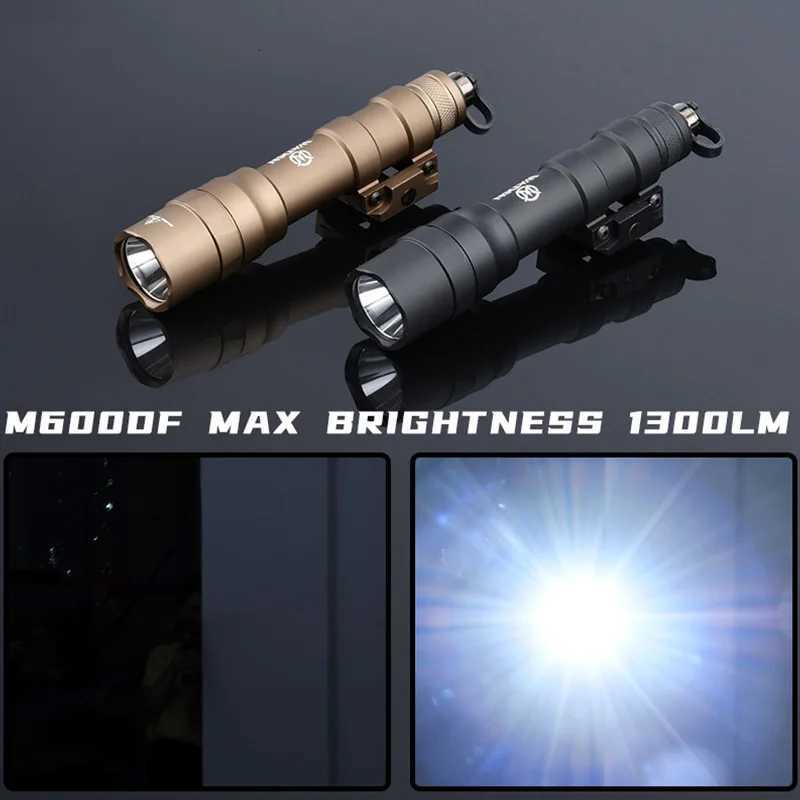 WADSN Tactical M600DF M600 Flashlight Scout Light For 20mm Picatinny Rail Airsoft Accessories Hunting Weapon Light W250722