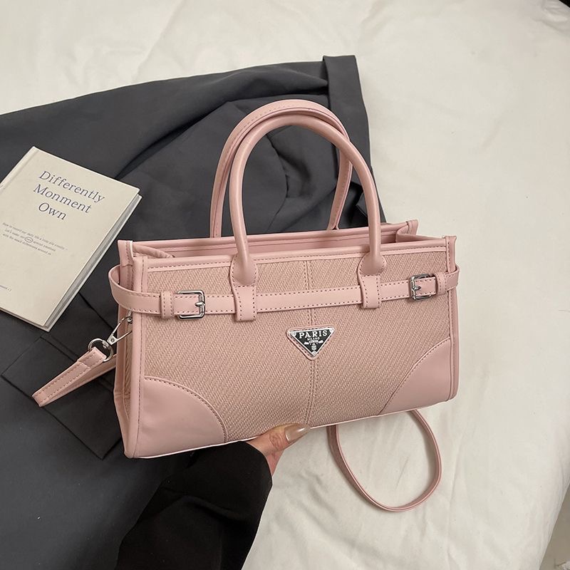 Quality New Designer Bag Luxury Shoulder Bags For Commuting PU Black Luxury Bag Large Capacity Crossbodybag Four season universal shoulder strap Splic