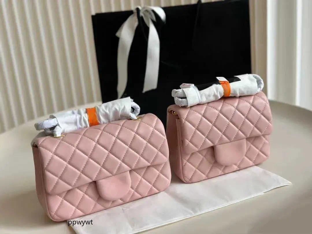 Shoulder Bags Classic Mini Flap Bag Square Quilted Lambskin Bags Designer Bag Crossbady Handbag Diamond Chain Bag Gold and Silver Hardware Shoulder Bag Wallet