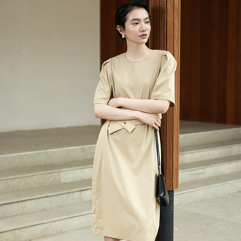 LV175 new casual short-sleeved dress