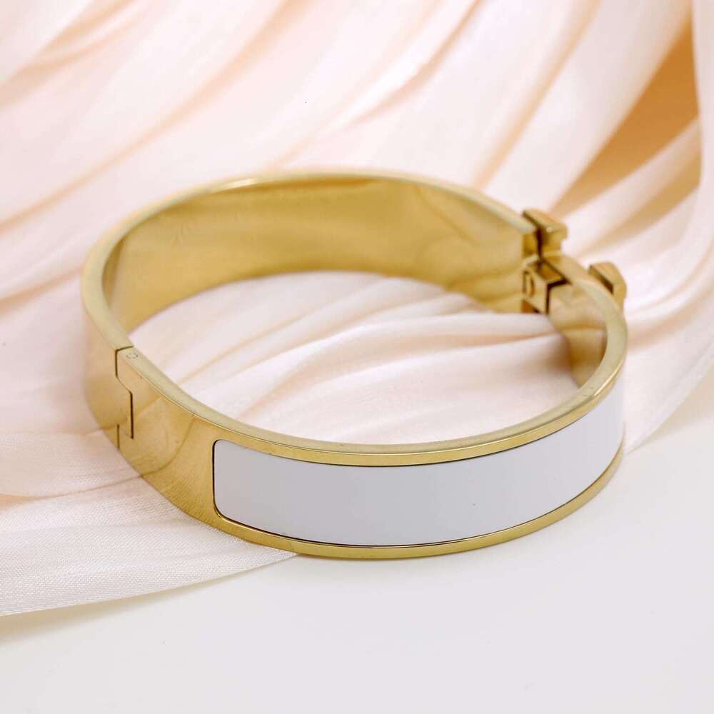 Gold Plated bracelet, Letter Enamel Bracelet Couple Bracelet, exclusive Women Gift