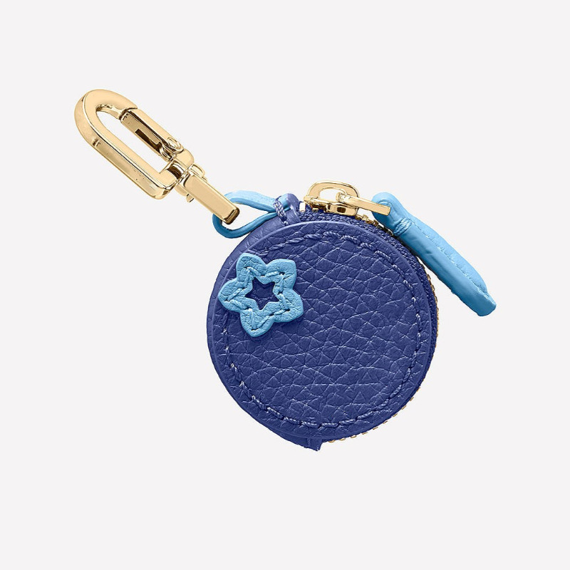 Coin Purses Change Bag Cute Fruit Shape Purse Keychain PU Leather Pendant Korean Style Wallet Earphone Female