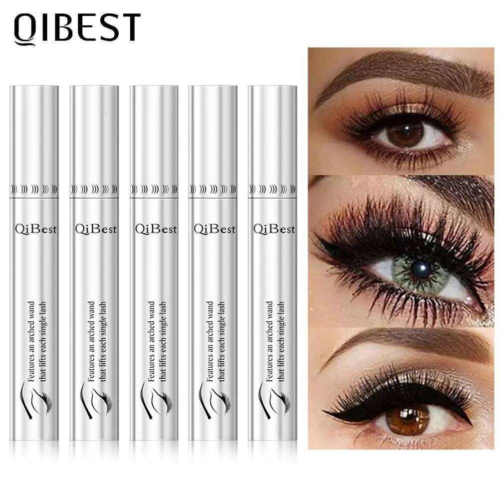 QIBEST Cosmetics 1/3/5 pcs Black Mascara Lengthens Eyelashes Extra Volume Waterproof Natural Lashes Female Professional Makeup X25072