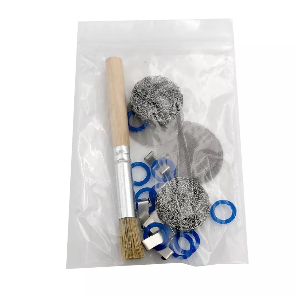 2 Pcs 16 ft per Roll Balloon Bag and Cleaning Brush Set compatible with storz bickel EASY VALVE volcano bag