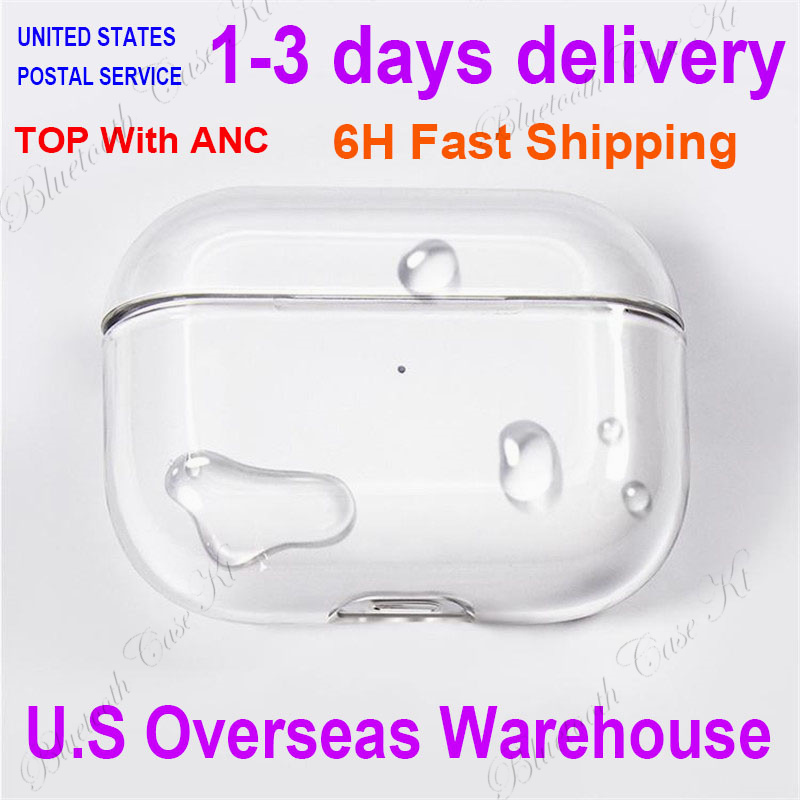 USA Stock For Apple AirpodsPro 2 air pods2 pro airpodspros 3rd airpods 4 5 headphones Accessories Case Wireless airpodsPro Max 2nd wireless earbuds Protective Cases