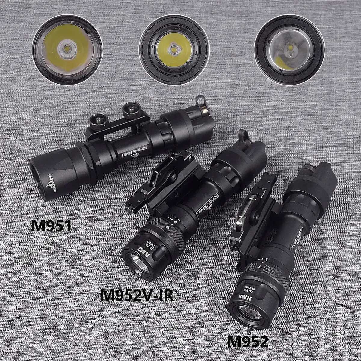 Tactical SF M951 M952 M952V IR Scout Weapon Light Cover Gun LED Flashlight Switch AR15 M4 Rifle Airsoft Torch Hunting Gun Lamp W250722