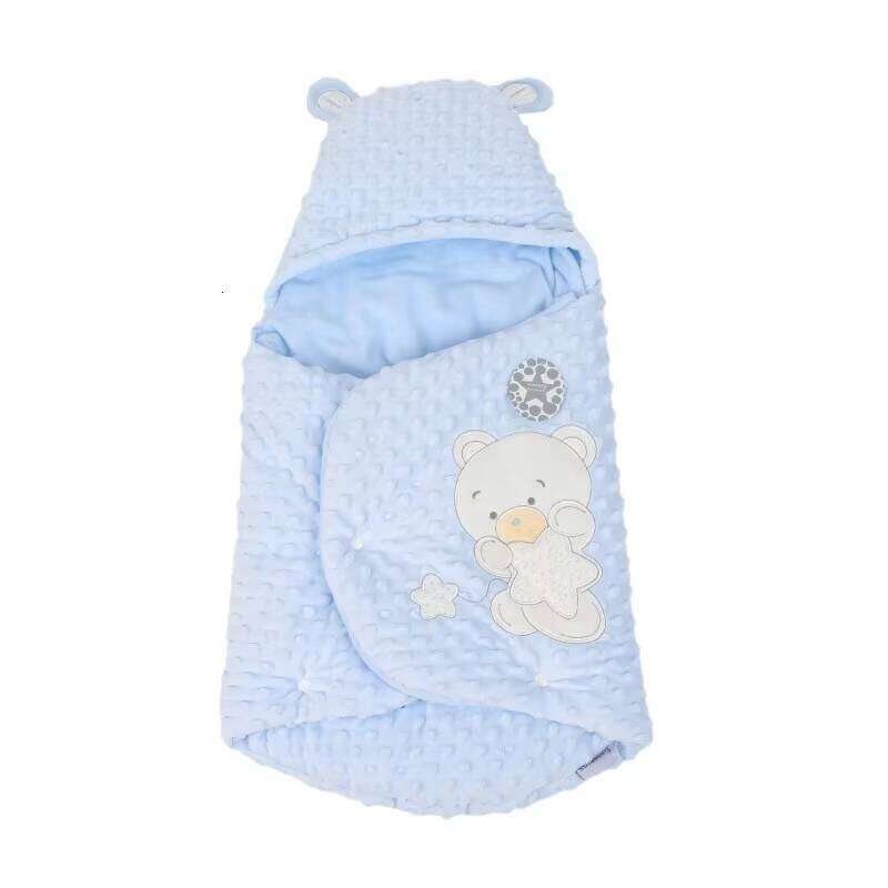 Newborn Anti-Fright Quilt Wearable Blanket Travel Wrap Hooded 0-6 Months Baby Sleeping Bag