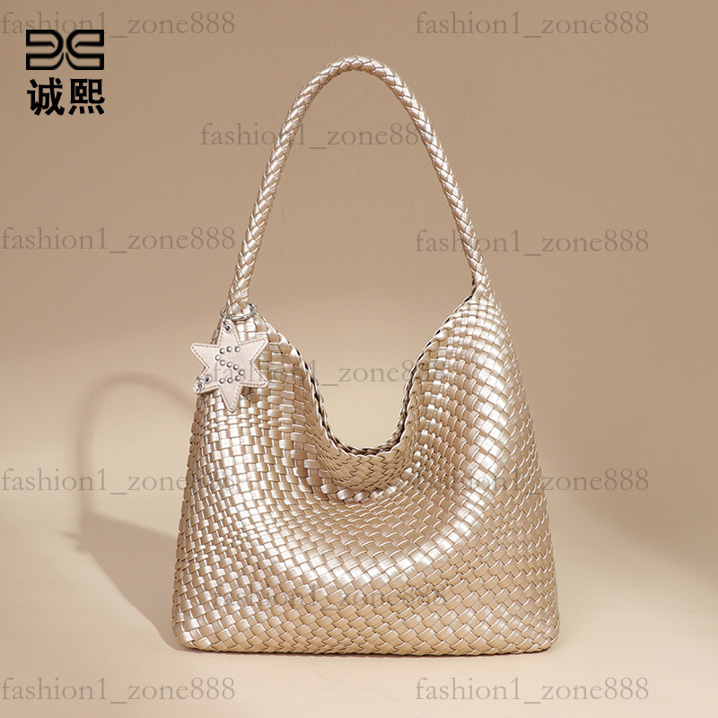 Top quality designer bag new style women CHENGXI luxury woven tote bag shoulder bags hot purse solid color handbag bucket travel bags banquet gift 415