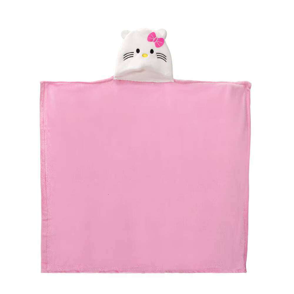 Blankets & Swaddling All - Season Breathable and Warm Hello Kitty - Themed Baby Hooded Towel Blanket, Brand - New Design